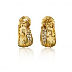  Van Cleef Arpels Van Cleef Arpels Fancy Yellow Diamond Hoop Earrings - 4356713