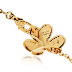  Van Cleef Arpels Van Cleef Arpels Frivole 18K Yellow Gold 9 Flowers Diamond Motifs Necklace - 4762281