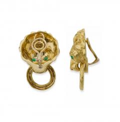  Van Cleef Arpels Van Cleef Arpels Lion Door Knocker Earrings - 3936874