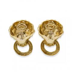  Van Cleef Arpels Van Cleef Arpels Lion Door Knocker Earrings - 3936879