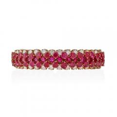  Van Cleef Arpels Van Cleef Arpels No Heat Burma Ruby Bracelet - 3937452