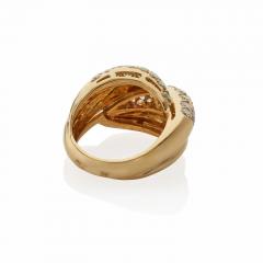  Van Cleef Arpels Van Cleef Arpels Paris 18K Gold and Diamond Bomb Ring - 3606776