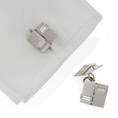  Van Cleef Arpels Van Cleef Arpels Paris Art Deco Diamond and Platinum Cufflinks - 242660