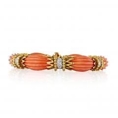  Van Cleef Arpels Van Cleef Arpels Paris Mid Century Coral Bracelet - 4491027