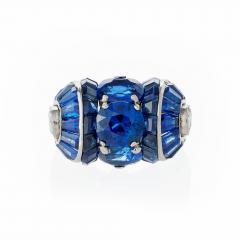  Van Cleef Arpels Van Cleef Arpels Paris No Heat Burma Sapphire Ring - 2853925