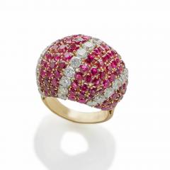  Van Cleef Arpels Van Cleef Arpels Paris Ruby and Diamond Bomb Ring - 3015508