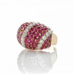  Van Cleef Arpels Van Cleef Arpels Paris Ruby and Diamond Bomb Ring - 3015511