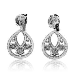  Van Cleef Arpels Van Cleef Arpels Snowflake Diamond Earrings in Platinum Small Model - 4239429