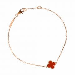  Van Cleef Arpels Van Cleef Arpels Sweet Alhambra Carnelian Bracelet - 4632546