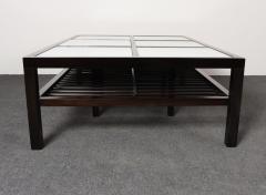  Van Keppel Green Vintage Ebonized Wood and Vitrolite Glass Coffee Table by Van Keppel and Green - 4611138