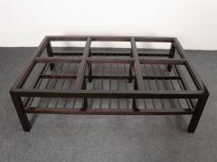  Van Keppel Green Vintage Ebonized Wood and Vitrolite Glass Coffee Table by Van Keppel and Green - 4611140