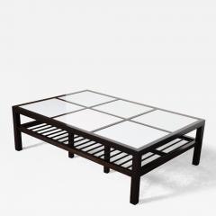  Van Keppel Green Vintage Ebonized Wood and Vitrolite Glass Coffee Table by Van Keppel and Green - 4614158