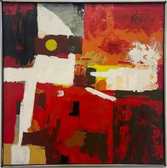  Vanguard Studios Lee Reynolds Mid century 1960s Abstract Oil Painting for Vanguard Studios - 4032070