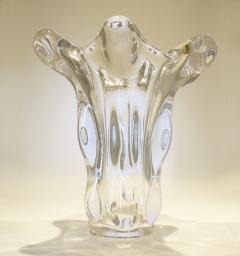  Vannes 1950s crystal teardrop vase by Vannes - 1272552