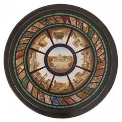  Vatican Mosaic Studio Micromosaic circular table attributed to the Vatican Mosaic Workshop - 1666754