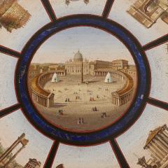  Vatican Mosaic Studio Micromosaic circular table attributed to the Vatican Mosaic Workshop - 1666756