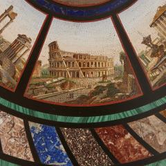  Vatican Mosaic Studio Micromosaic circular table attributed to the Vatican Mosaic Workshop - 1666758