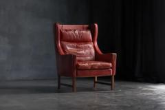  Vatne M bler Wingback Armchair by Fredrik A Kayser for Vatne M bler Norway 1960s - 4150036