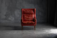  Vatne M bler Wingback Armchair by Fredrik A Kayser for Vatne M bler Norway 1960s - 4150062
