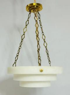  Vaughan Designs Alabaster and Brass Verona Chandelier Vaughan Lighting - 3859587