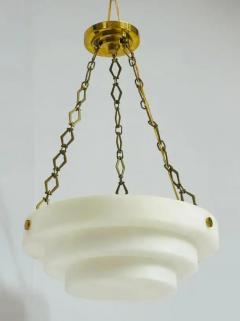  Vaughan Designs Alabaster and Brass Verona Chandelier Vaughan Lighting - 3859594