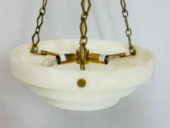  Vaughan Designs Alabaster and Brass Verona Chandelier Vaughan Lighting - 3859607