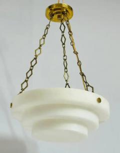  Vaughan Designs Alabaster and Brass Verona Chandelier Vaughan Lighting - 3859610