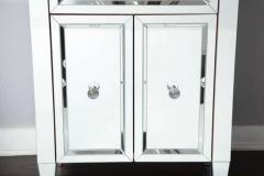  Venfield 2 Door Mirrored Nightstand with Single Drawer - 3139903