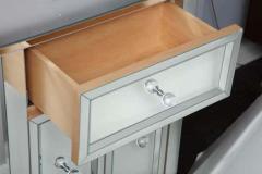  Venfield 2 Door Mirrored Nightstand with Single Drawer - 3139907