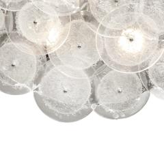  Venfield Artisan Clear Pulegoso Glass Disc Flush Mount - 2703469