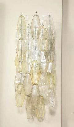  Venfield Artisan Pair of Clear and Amber Glass Polyhedron Sconces 2021 - 3166588