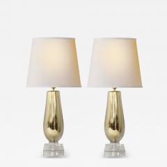  Venfield Artisan Pair of Gold Sommerso Glass Table Lamps - 4257462