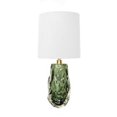  Venfield Artisan Pair of Murano Sommerso Emerald Glass Table Lamps 2022 - 2599628