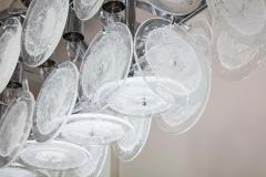  Venfield Clear Bubble Murano Glass Disc Chandelier in Rectangle Shape - 1832376
