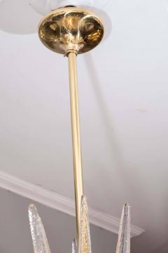  Venfield Clear Murano Glass Spike Sputnik with Interior Brass Spheres - 3127690