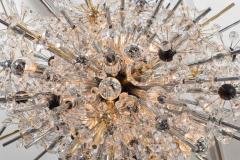  Venfield Crystal Oval Sputnik Chandelier with Ebonized Spheres - 3118584