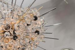  Venfield Crystal Oval Sputnik Chandelier with Ebonized Spheres - 3118587