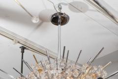  Venfield Crystal Oval Sputnik Chandelier with Ebonized Spheres - 3118591