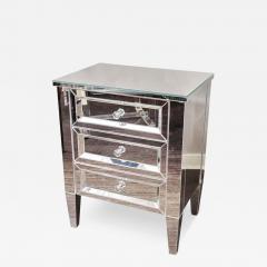  Venfield Custom 3 Drawer Mirrored Nightstand - 3161356