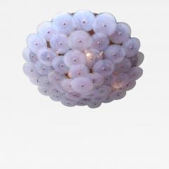  Venfield Custom Alex Iridescent Murano Glass Disc Flush Mount Light - 3139756