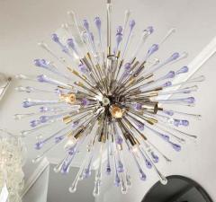  Venfield Custom Amethyst and Clear Teardrop Sputnik Chandelier - 3141424