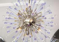  Venfield Custom Amethyst and Clear Teardrop Sputnik Chandelier - 3141425