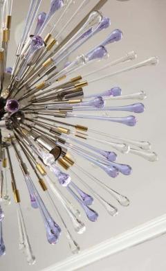  Venfield Custom Amethyst and Clear Teardrop Sputnik Chandelier - 3141427