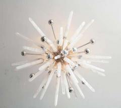  Venfield Custom Brazilian Rock Crystal Flush Mount Light Fixture - 3135164