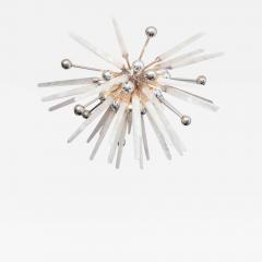  Venfield Custom Brazilian Rock Crystal Flush Mount Light Fixture - 3137469
