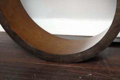  Venfield Custom Charcoal Goatskin Console with Umber Gold Leaf - 3135223