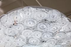  Venfield Custom Clear Bubble Murano Glass Disc Flush Mount Light 36  - 4521032