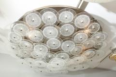  Venfield Custom Clear Bubble Murano Glass Disc Flush Mount Light 36  - 4521033