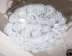  Venfield Custom Clear Bubble Murano Glass Disc Flush Mount Light 36  - 4521040
