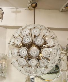  Venfield Custom Clear Bubble Murano Glass Disc Sputnik Chandelier - 2391585